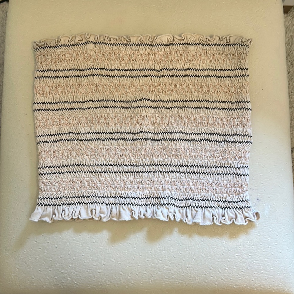 American eagle ruffle tube top